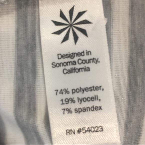 Athleta Tank XLarge Stripe Essence Low Tank* - Picture 6 of 7